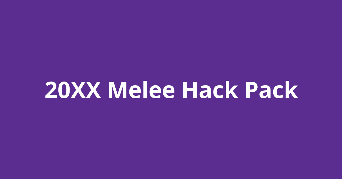 20xx hack pack help