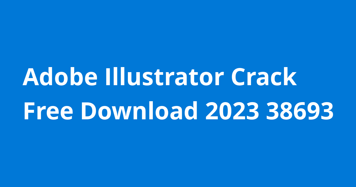 illustrator crack free download
