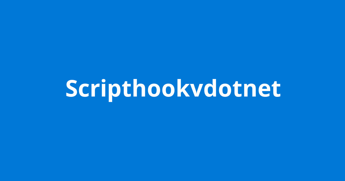 how to install scripthookvdotnet v2.10.5