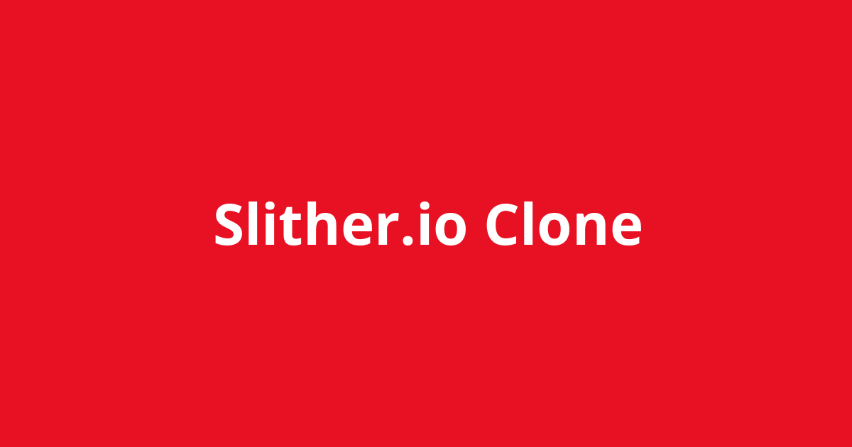 GitHub - knagaitsev/slither.io-clone: Learn how to make Slither.io with  JavaScript and Phaser! This game clones all the core features of Slither.io,  including mouse-following controls, snake collisions, food, snake growth,  eyes, and more.