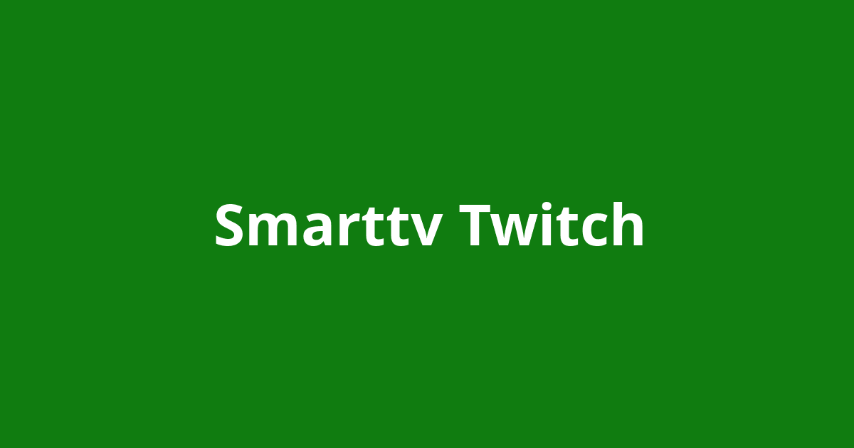 GitHub - fgl27/SmartTwitchTV: A Twitch web client that works on Android TVs  and web base systems